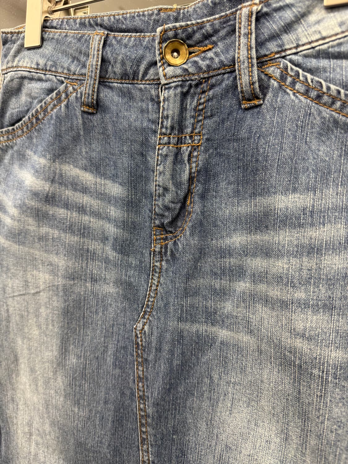 japanese vintage 데님 롱스커트 상품이미지2