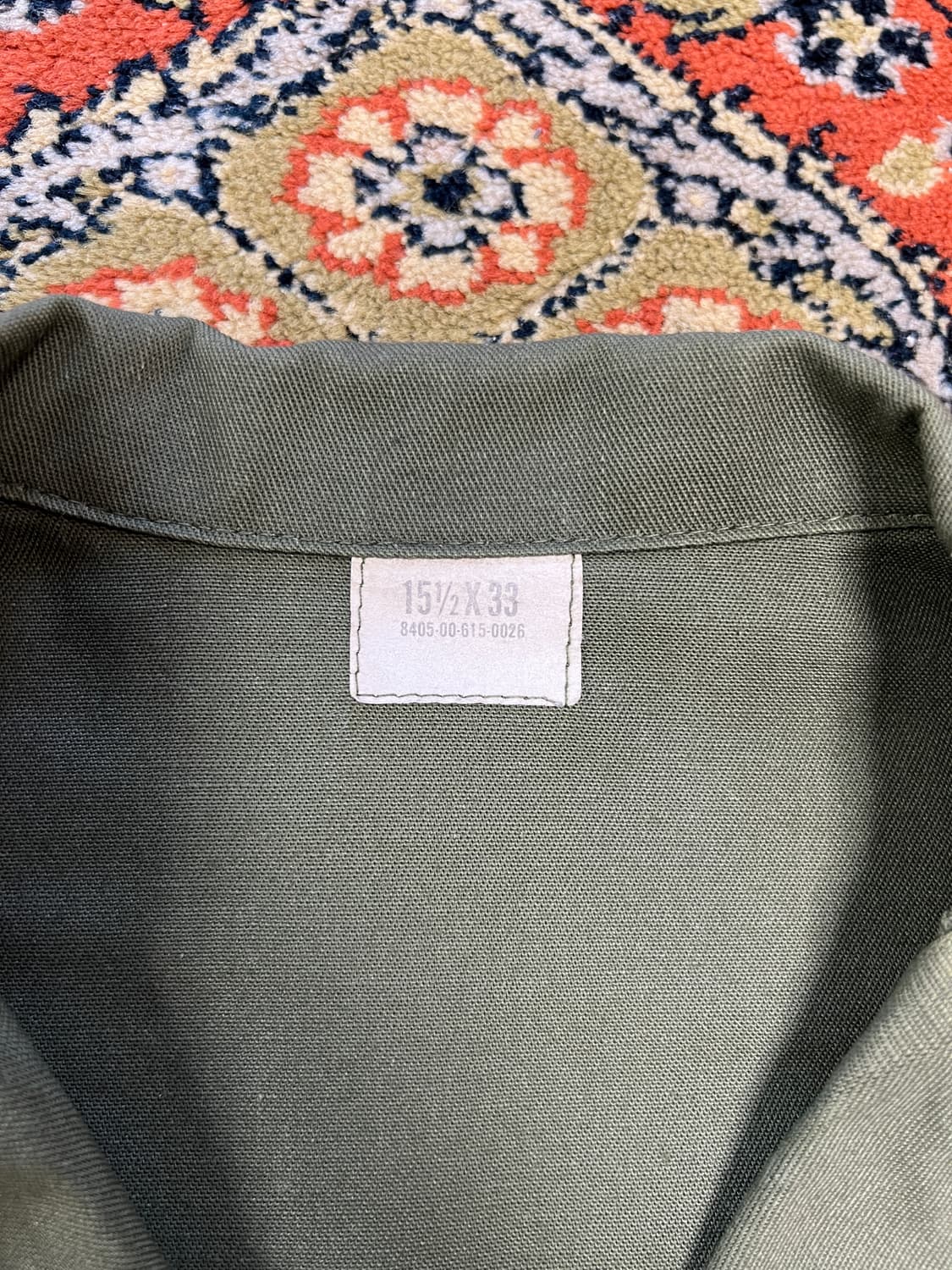 [15 1/2] 미군 OG-507 존레논 임진각 밀리터리 셔츠 상품이미지4