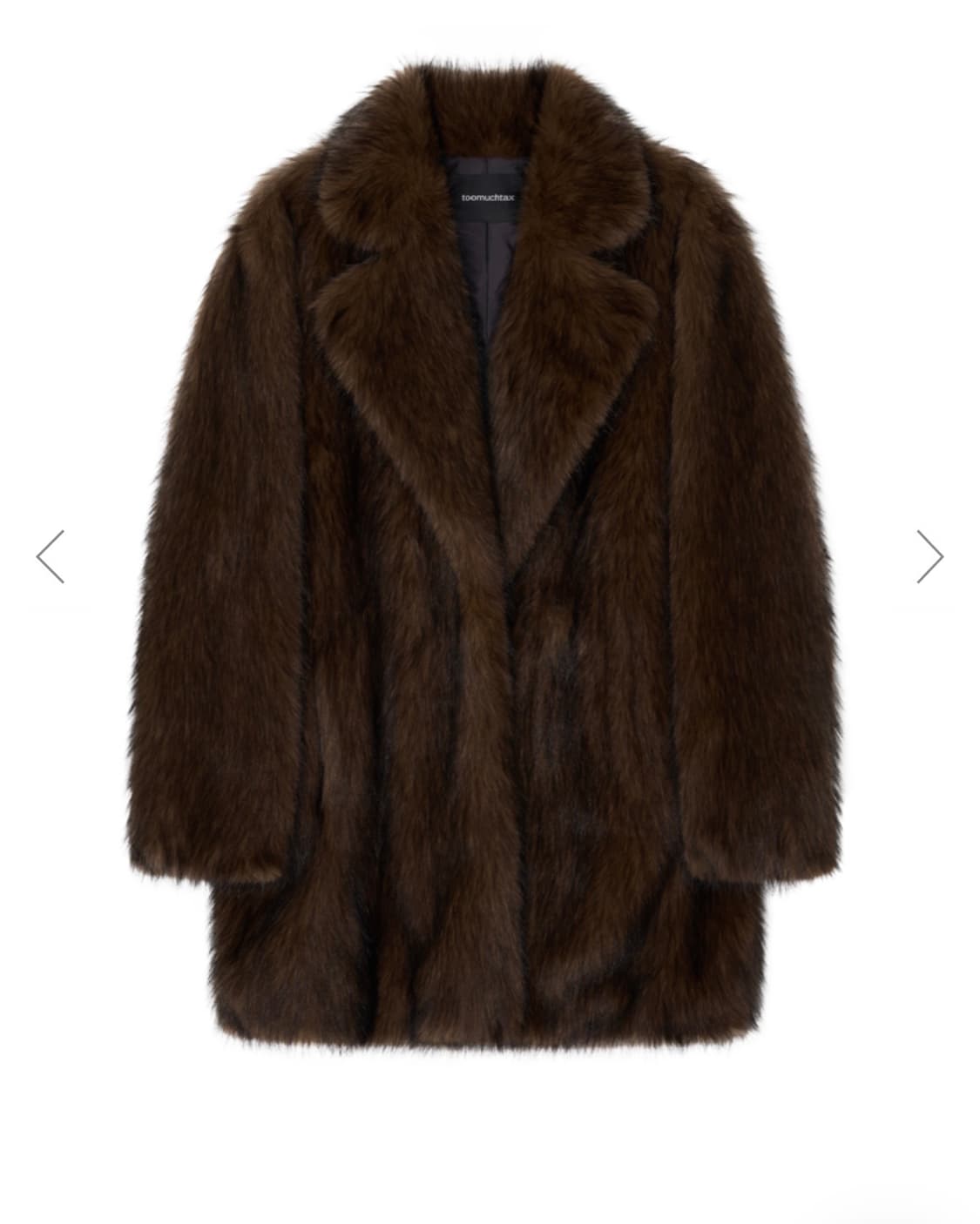 투머치택스 폭스 퍼 자켓  상품이미지4