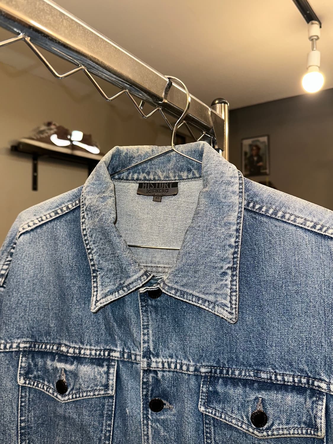 90‘s Iceberg disney American flags denim 상품이미지5