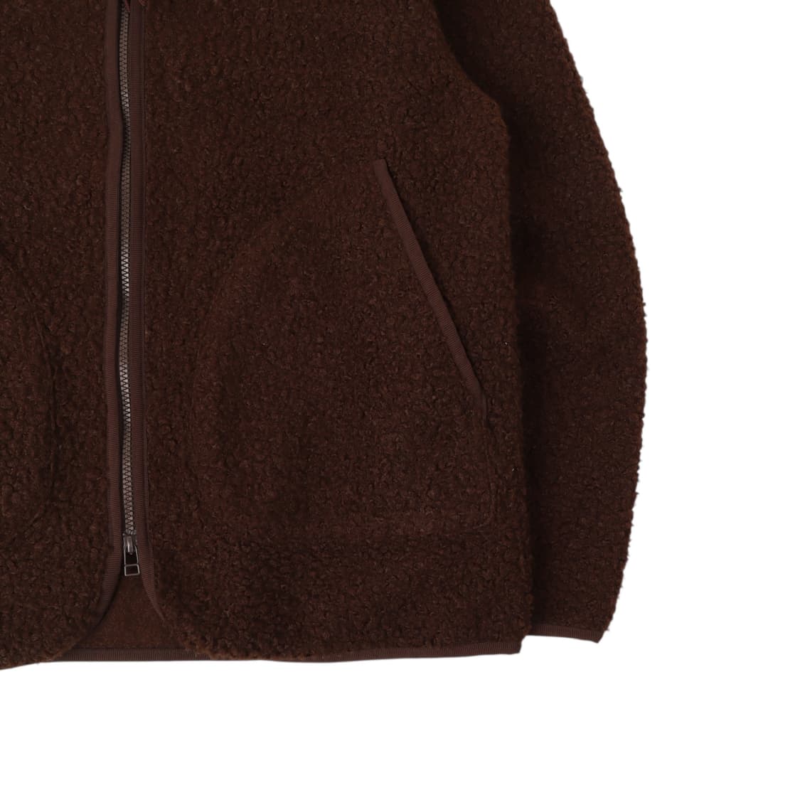 토마스모어 브라운 부클 플리스 집 자켓 상품이미지4