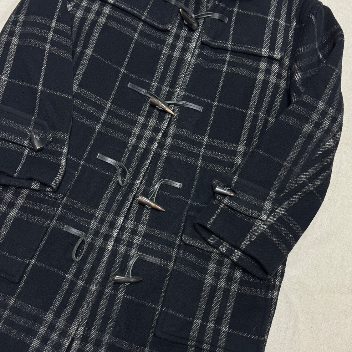 버버리 90s og 빈티지 체크 더플코트 100 ~ 105 상품이미지2
