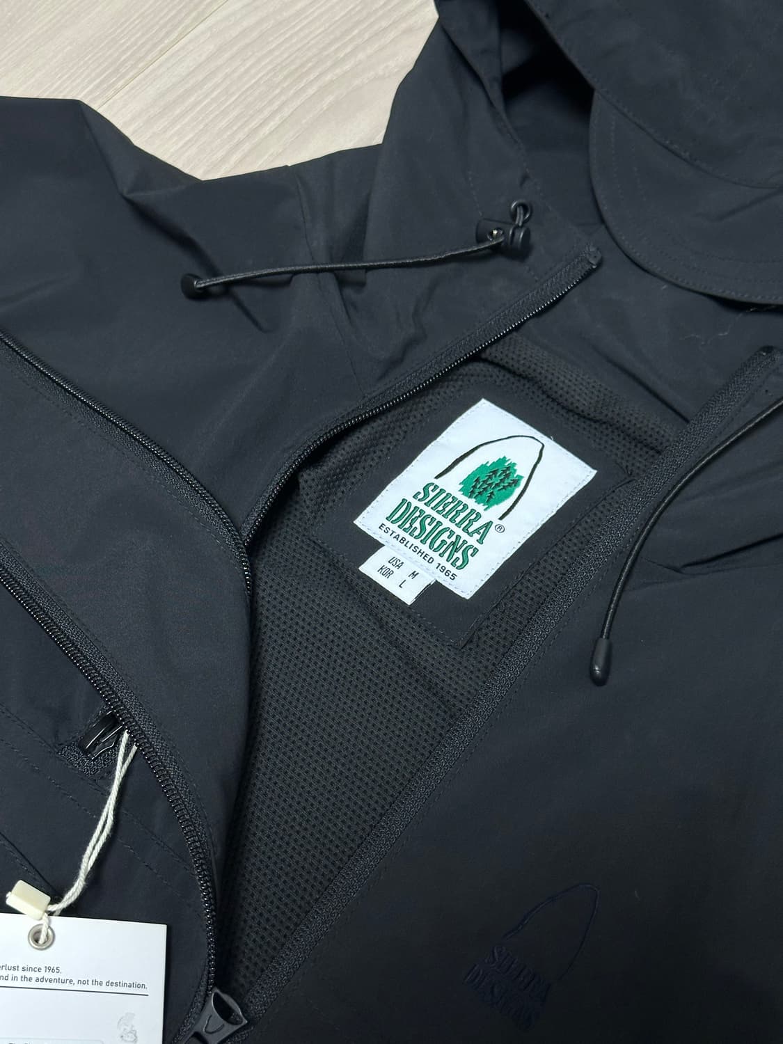 시에라디자인 2way Zip Flap Parka Black L 상품이미지3