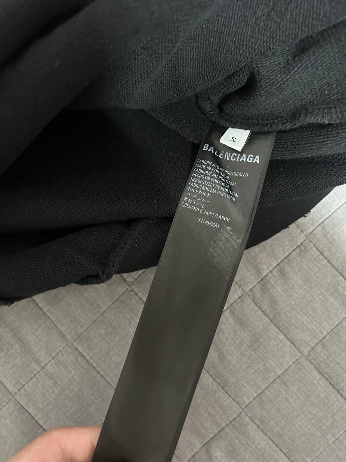 [S] 발렌시아가 더티 스몰핏 개퍼 후드집업 티셔츠 상품이미지4