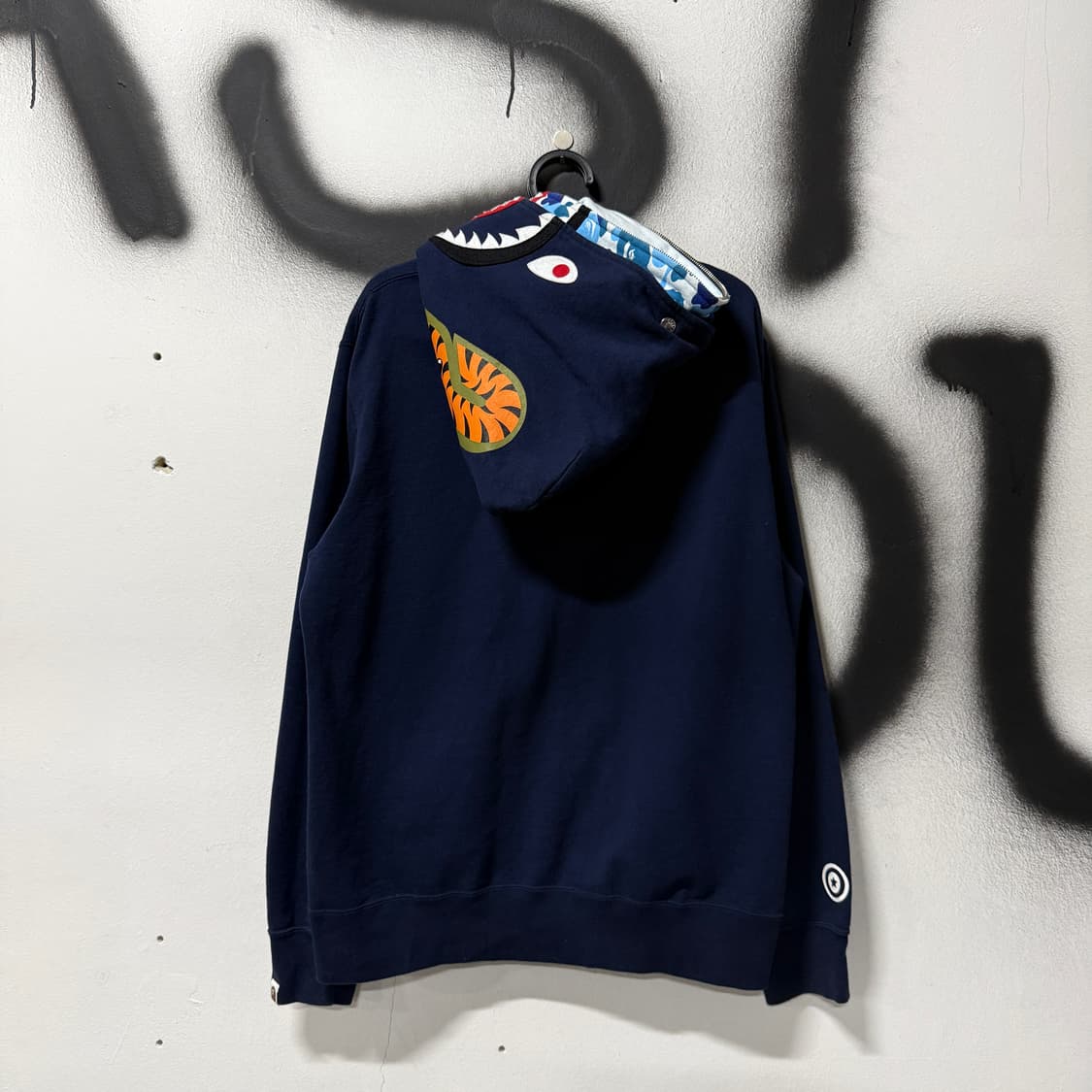 청담매장판 베이프 ABC 카모 청계 더블 샤크 풀 집업 후디 상품이미지1