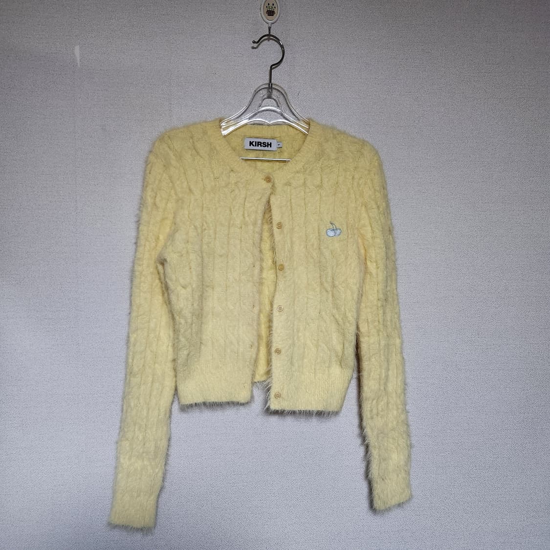 키르시 부클 퍼 니트 가디건 1사이즈 상품이미지1