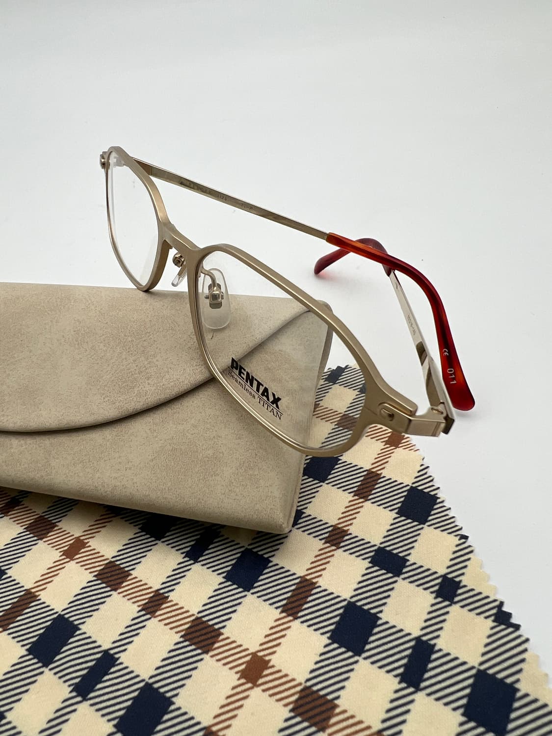 펜탁스 PENTAX 메탈 스퀘어 안경 3125 상품이미지3