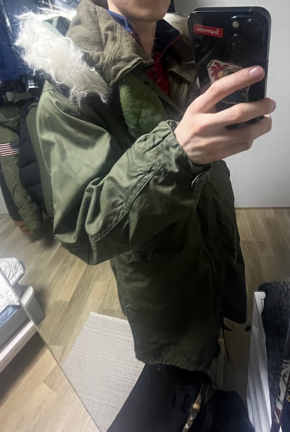 미군 오리지널 m-65 개파카 피쉬테일 상품이미지9