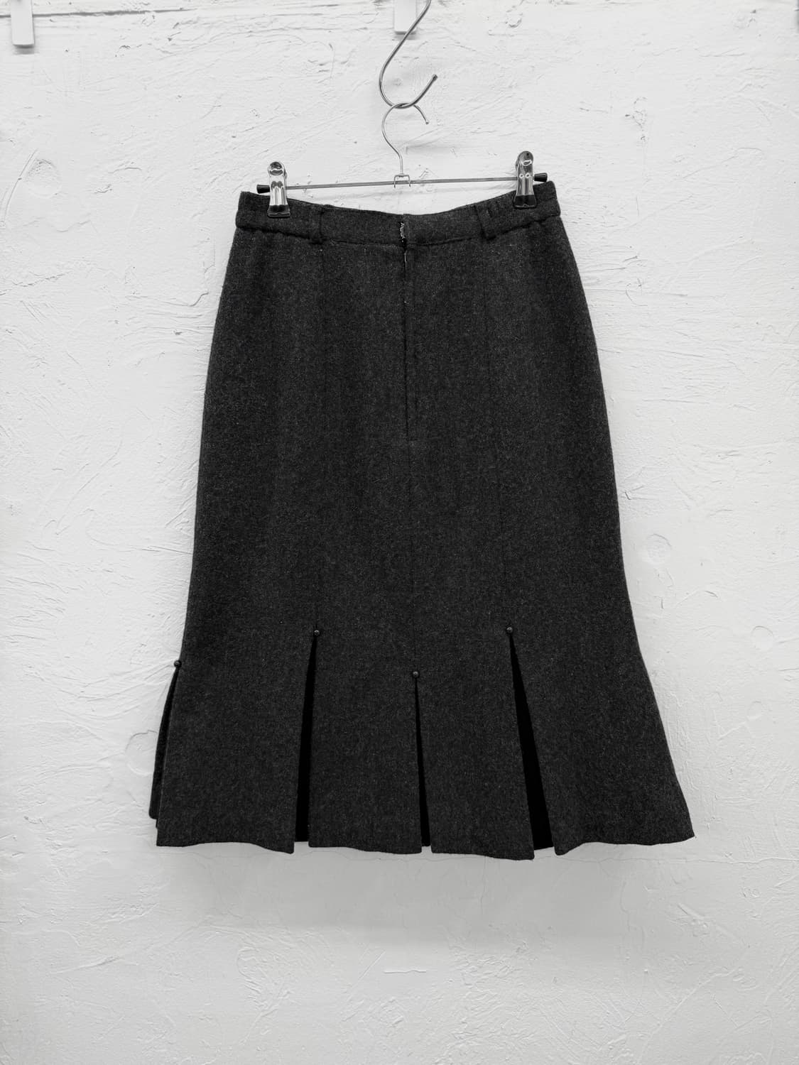 JPN 플리츠 울 스커트 상품이미지4