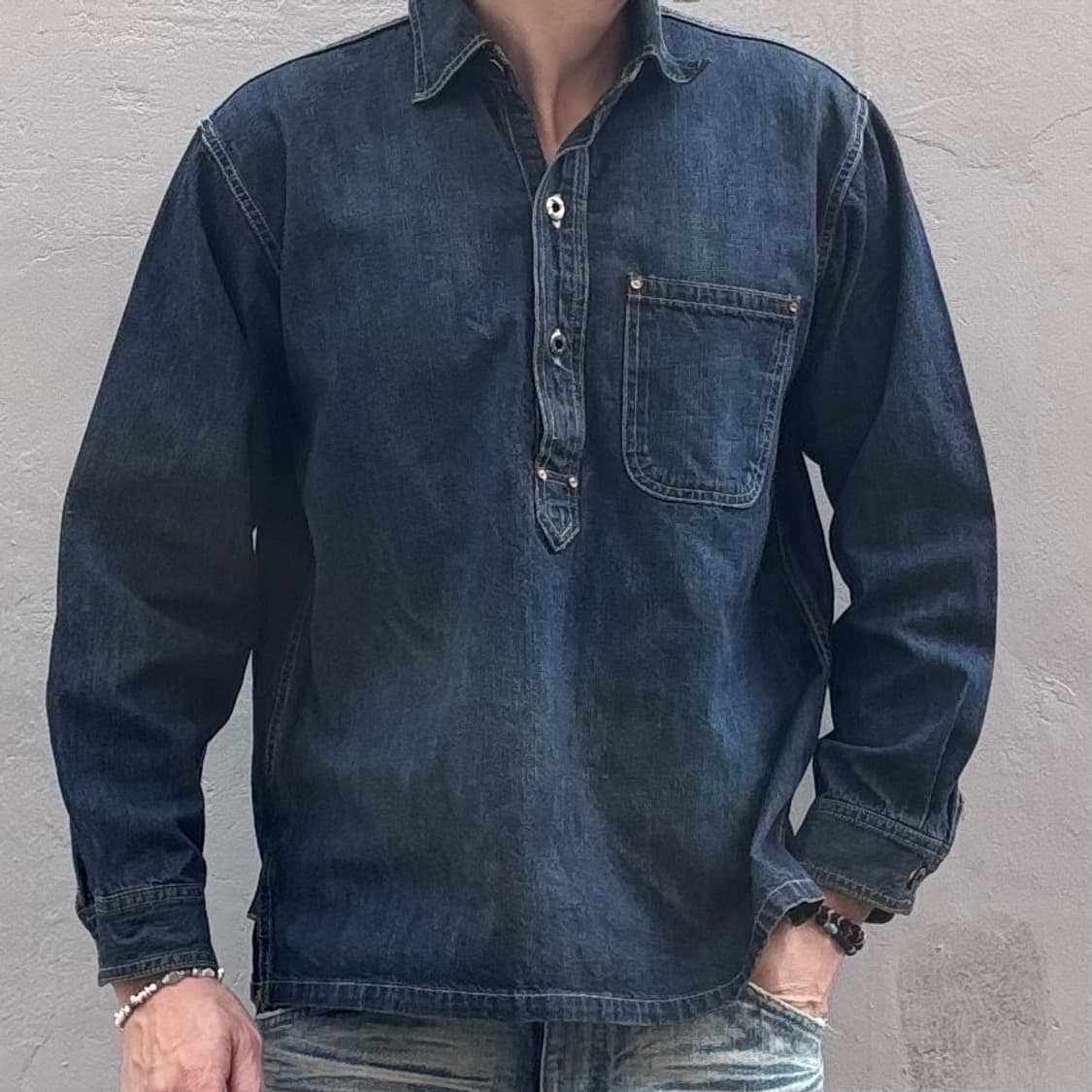 일본 슈가케인 풀오버 셔츠 상품이미지9