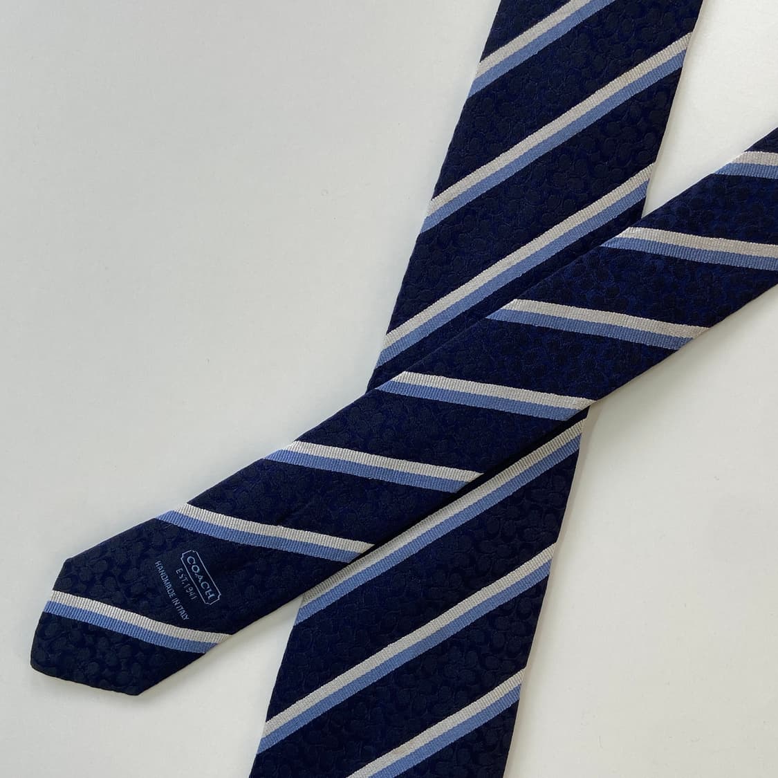 코치 (COACH) 모노그램 명품 정품 넥타이 8.3cm 상품이미지5