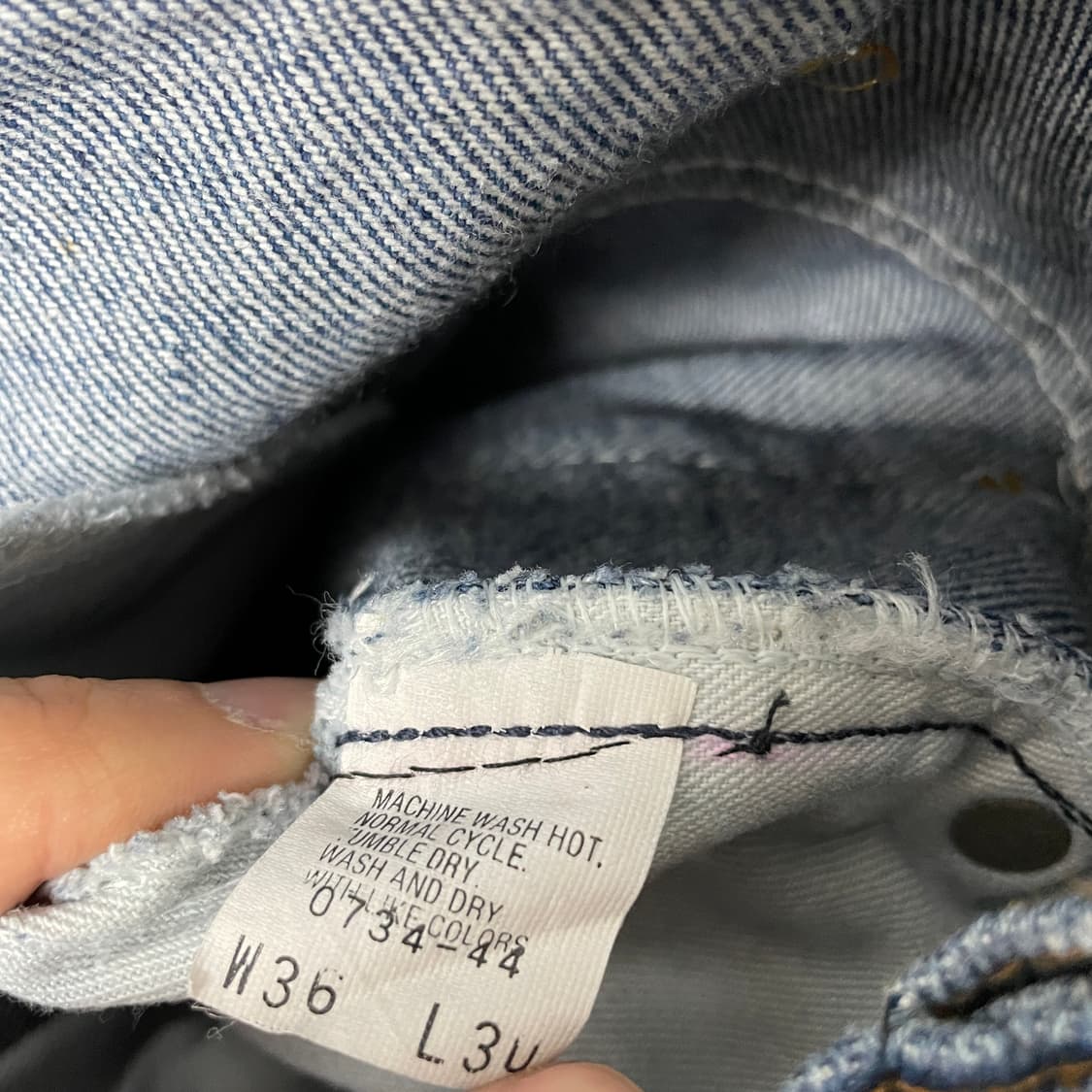 리바이스 오렌지탭 데님 팬츠 W36 L34 상품이미지6