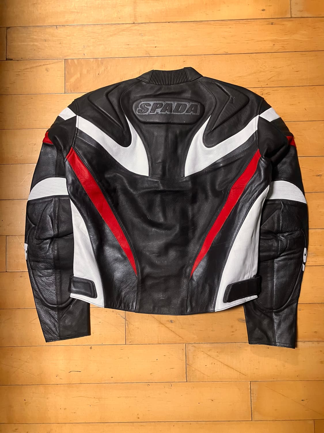 Japanese 90s SPADA 스파이럴 베놈패널 리얼레더 레이싱 자켓 상품이미지7