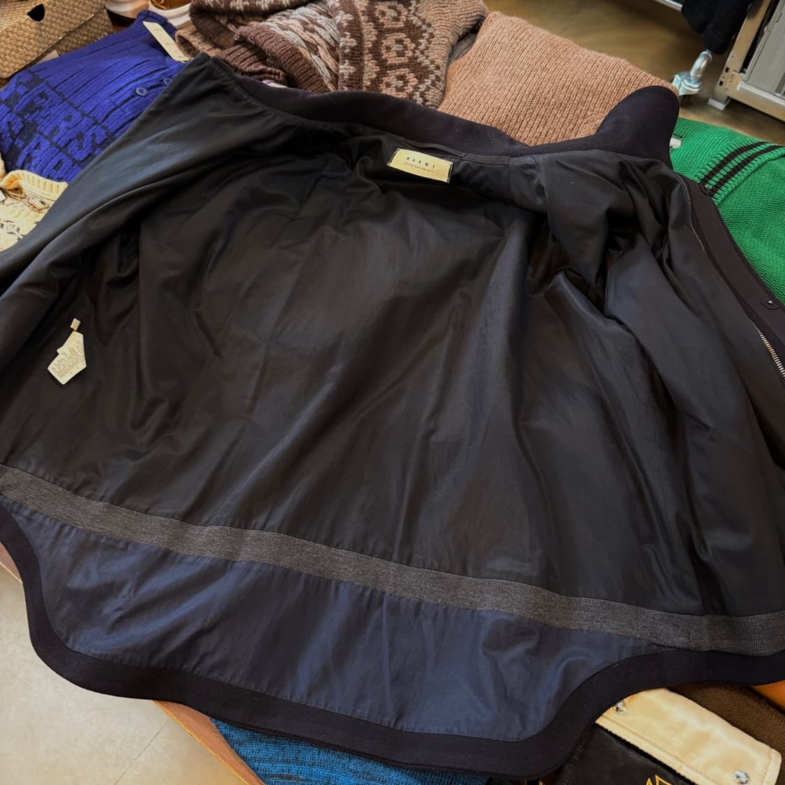 2010 마르니 포르투갈 생산 하프 코트 베이스 자켓  상품이미지7