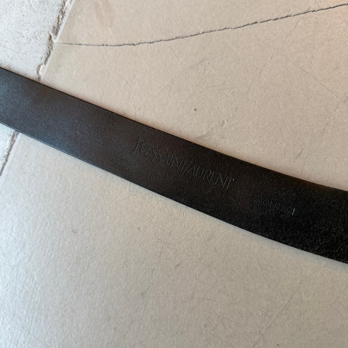 생로랑 골드 버클 벨트 상품이미지4