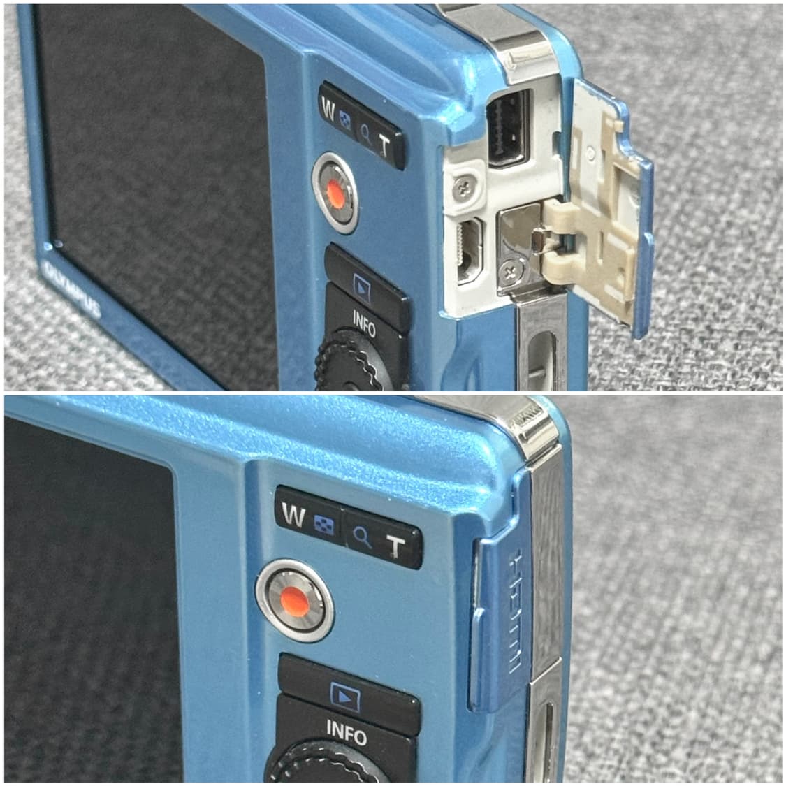 올림푸스 뮤 5010 라이트블루 빈티지디카 상품이미지4