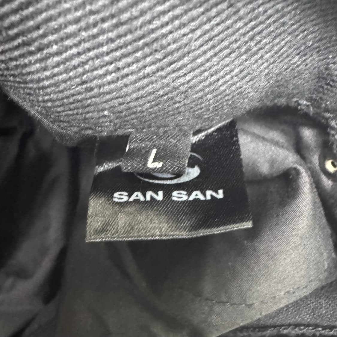 산산기어 블랙 와이드 데님 팬츠 상품이미지5