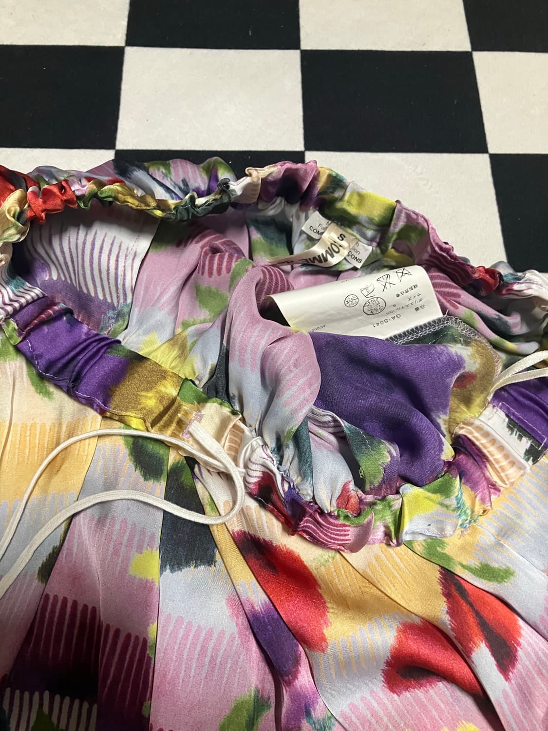 Comme des garcons 플로랄 스커트 상품이미지4