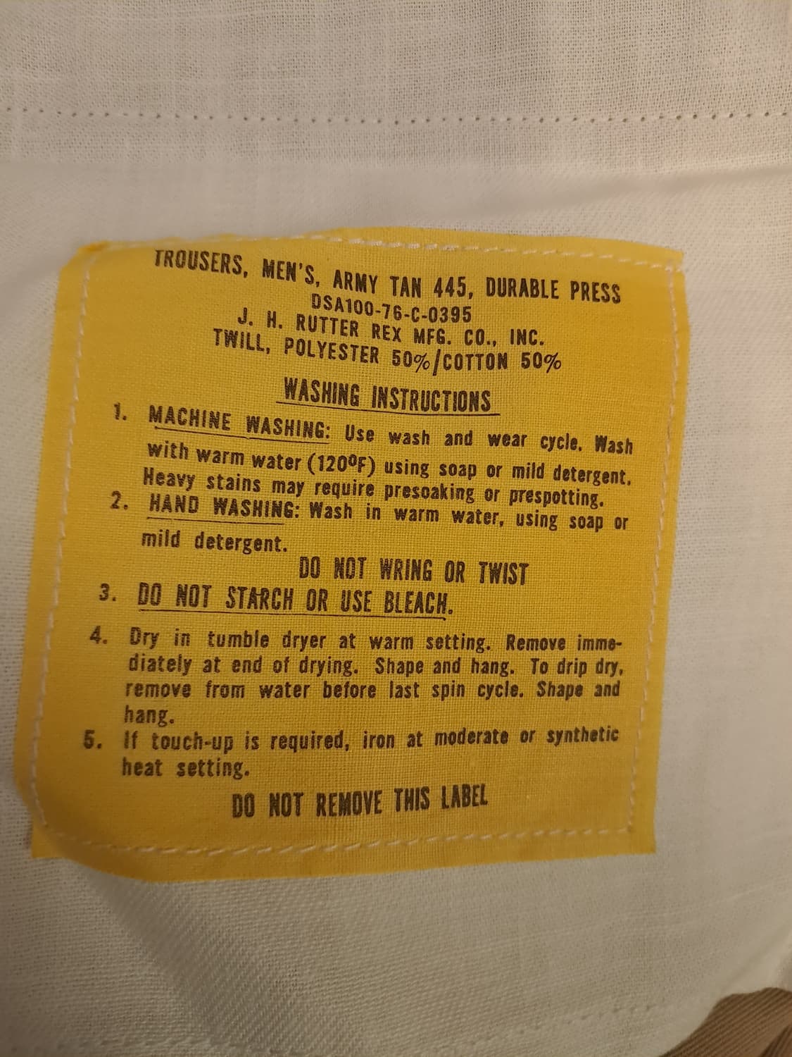 새제품 오리지날 70's 미육군 지급용 하계 정복 오피서 셋트 상품이미지8