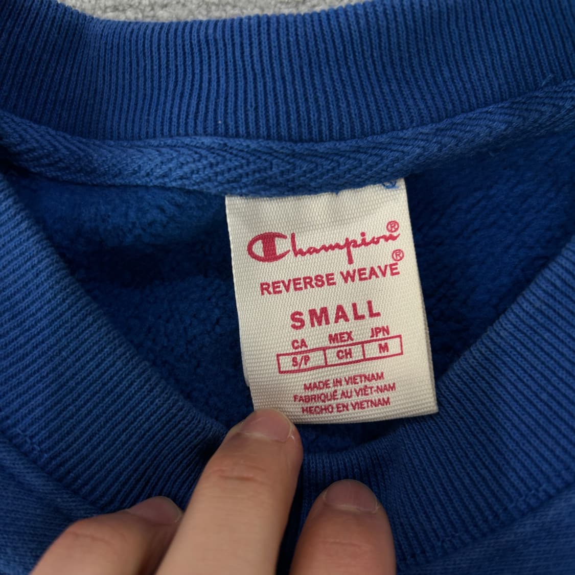 챔피온 블루 맨투맨  상품이미지2