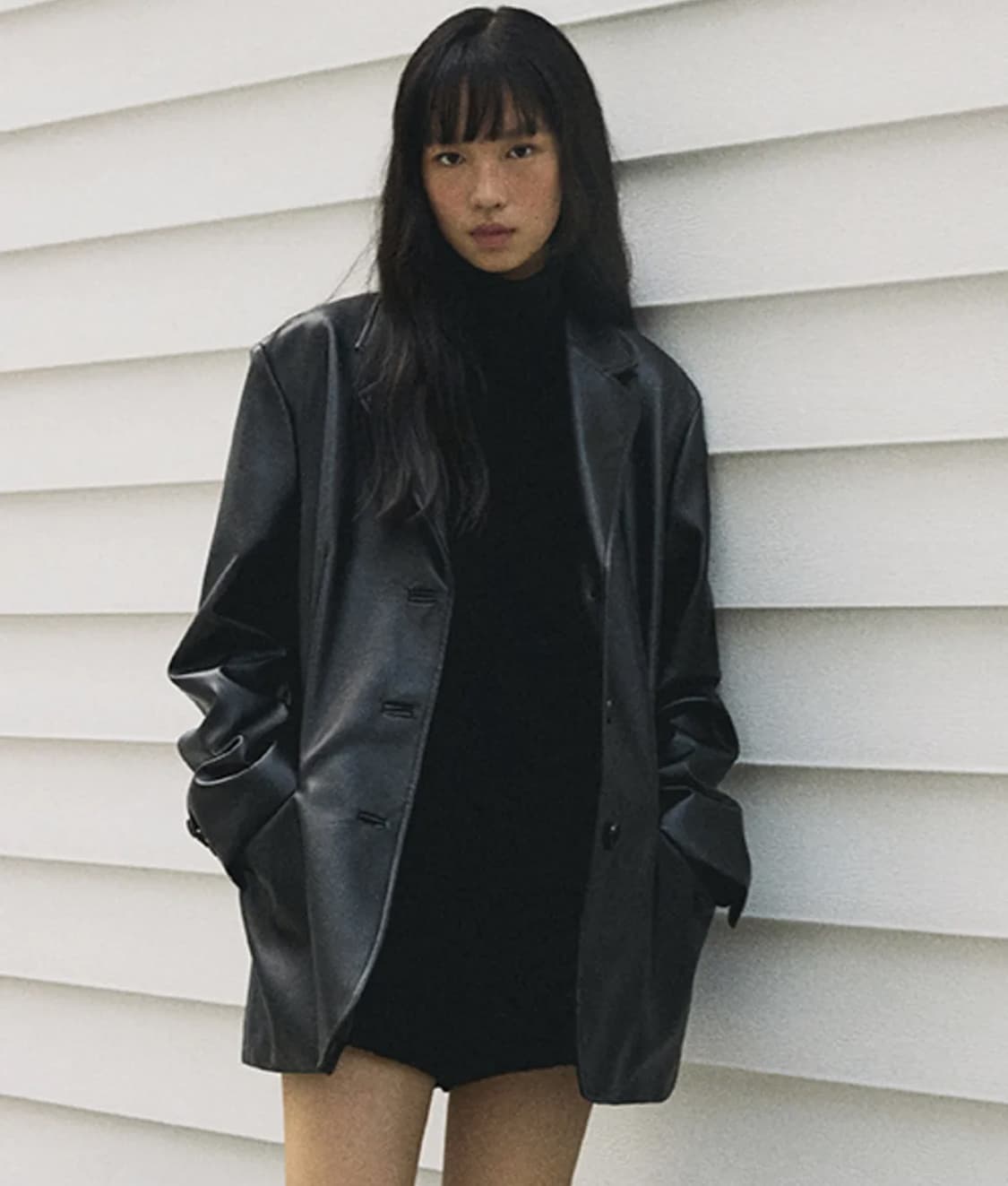 링서울 leather single jacket-black 상품이미지3