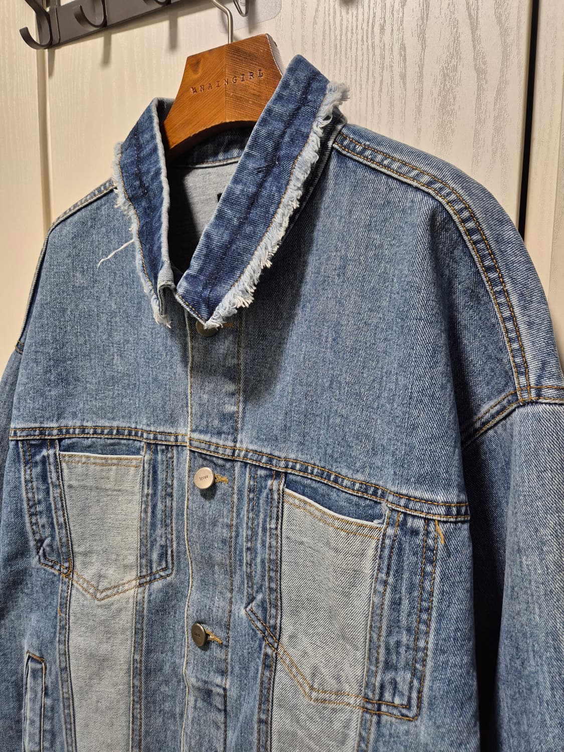 (세일)(새상품)MNL 데님 청자켓 상품이미지3