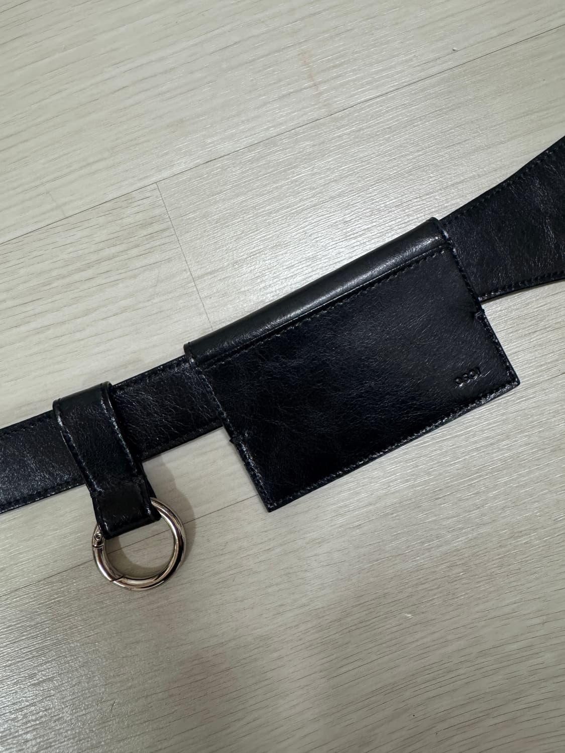 OSOI 오소이 POCKET BELT [WASHED BLACK] 상품이미지5