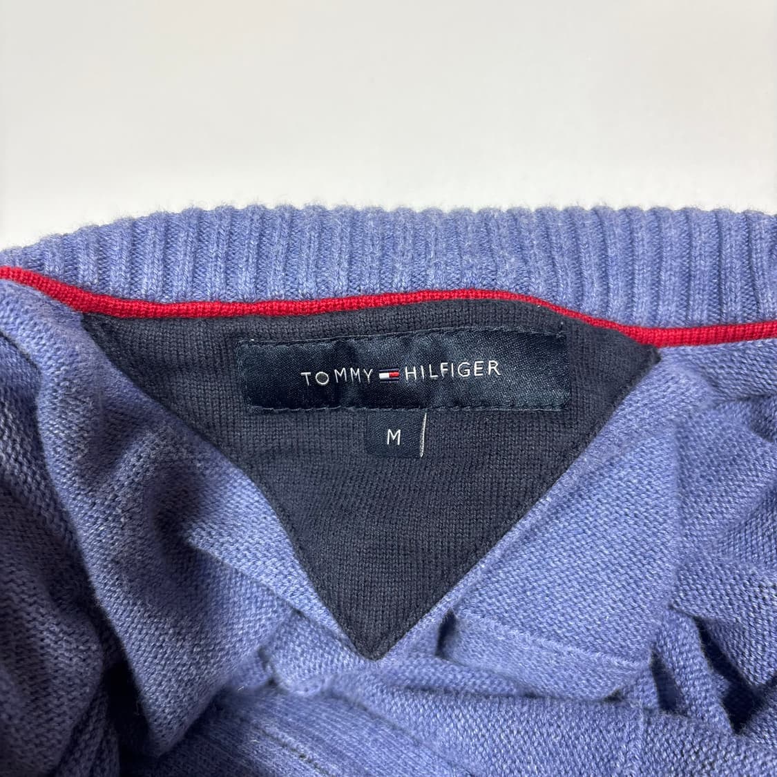 타미힐피거 블루 집업 니트 상품이미지6