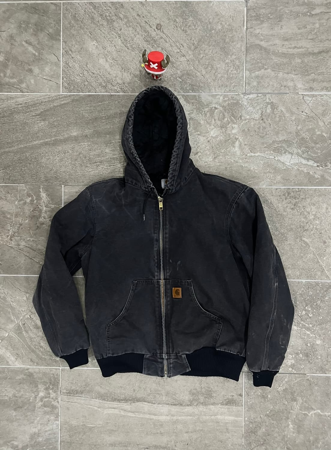 (M) 칼하트 덕 액티브 후드자켓 J130 BLK 블랙 상품이미지1