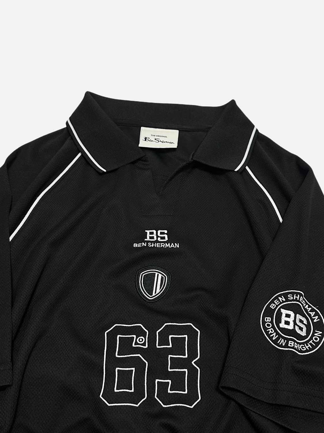 벤셔먼 ben sherman 블록코어 풋볼 카라 져지 반팔티셔츠 상품이미지4