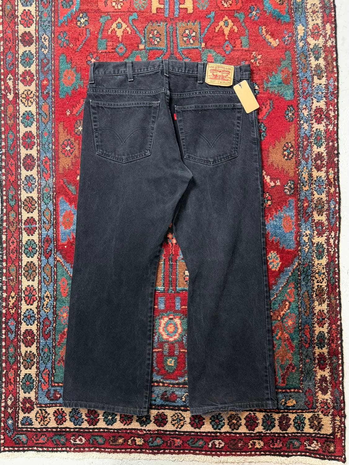 00's 빈티지 리바이스 517 블랙 플레어진 상품이미지4