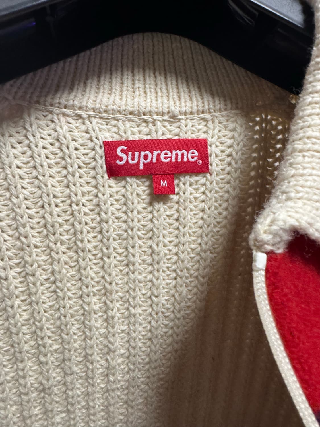 슈프림 플레이드 집업 스웨터  상품이미지4