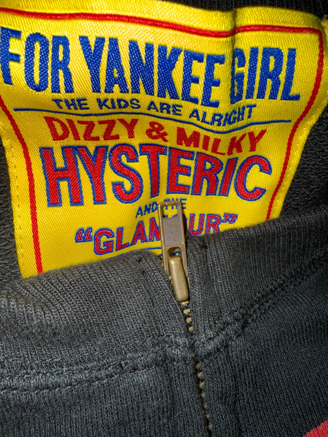 (W) 히스테릭 글래머 히스테릭 76 오버사이즈 점퍼 블랙 상품이미지2