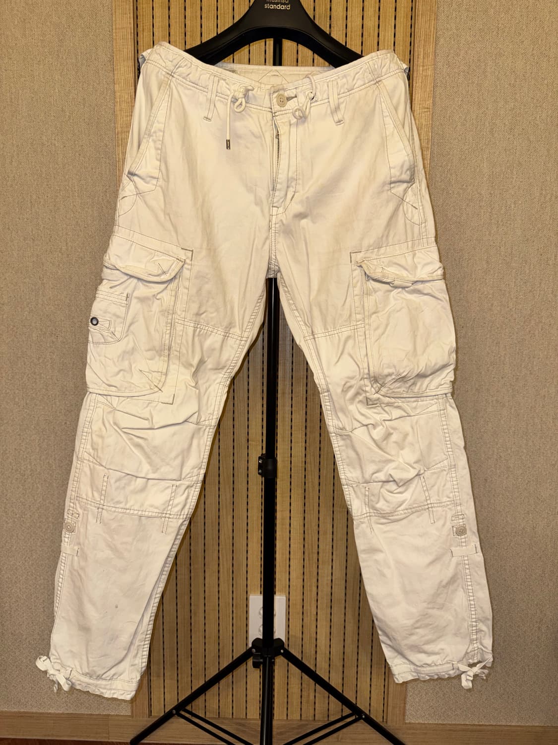 빈티지 폴로 화이트 카고 팬츠 상품이미지1