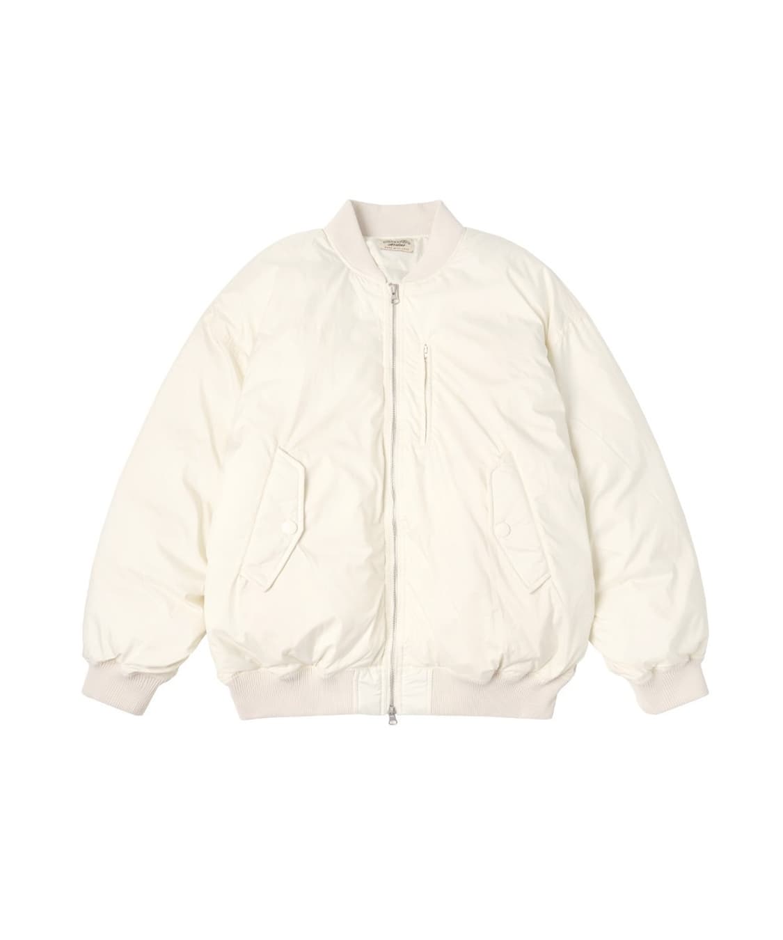 반원아틀리에 오버핏 항공 점퍼 패딩 ma-1 크림 새상품 상품이미지1