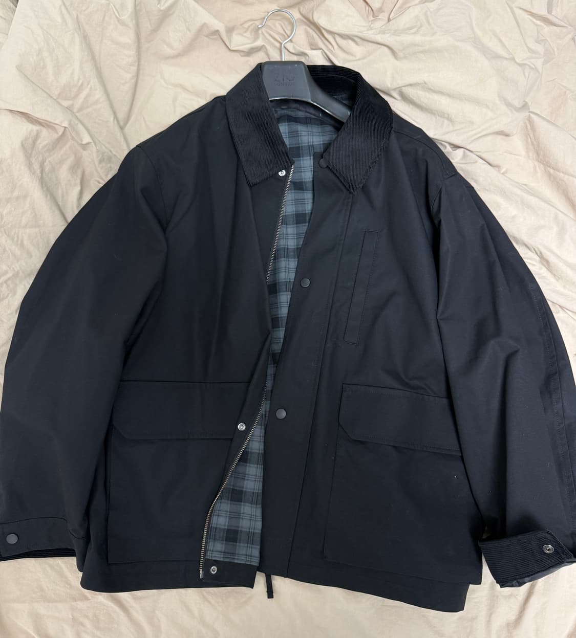유니클로 유틸리티쇼트블루종 3XL 상품이미지5