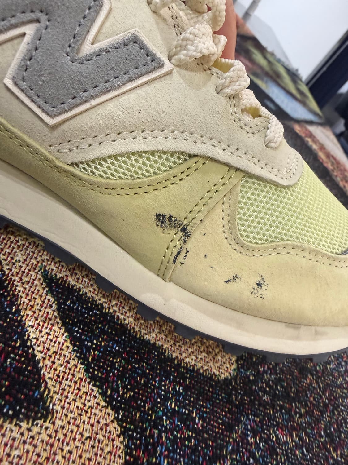 뉴발란스 x 오라리 475 알로에 워시 비치넛 285 상품이미지5