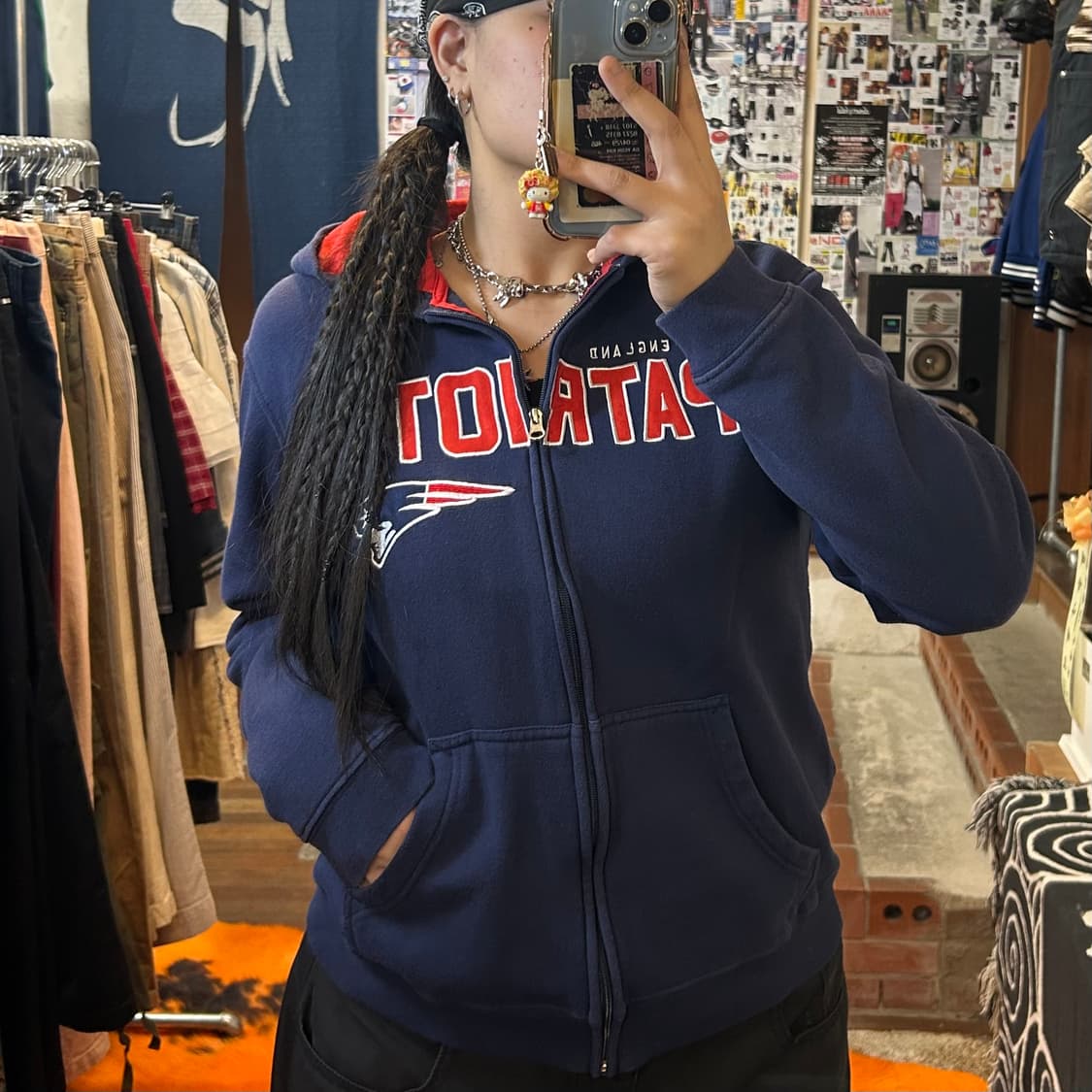 NFL 뉴잉글랜드 패트리어츠 후드 집업 상품이미지2