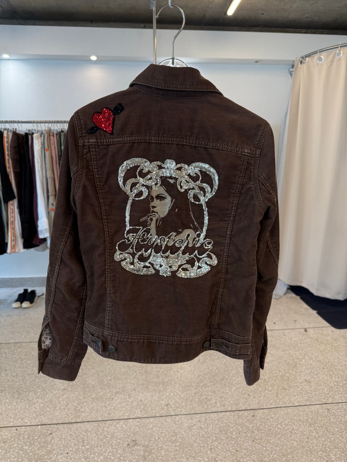 Hysteric Glamour brown coduroy jacket 상품이미지2