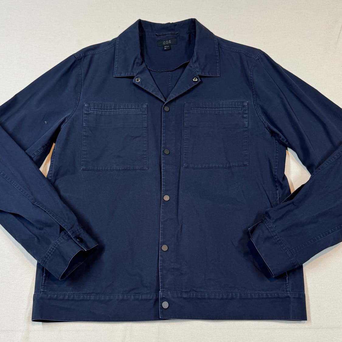 M) COS 코스 네이비 셔츠 자켓 상품이미지2
