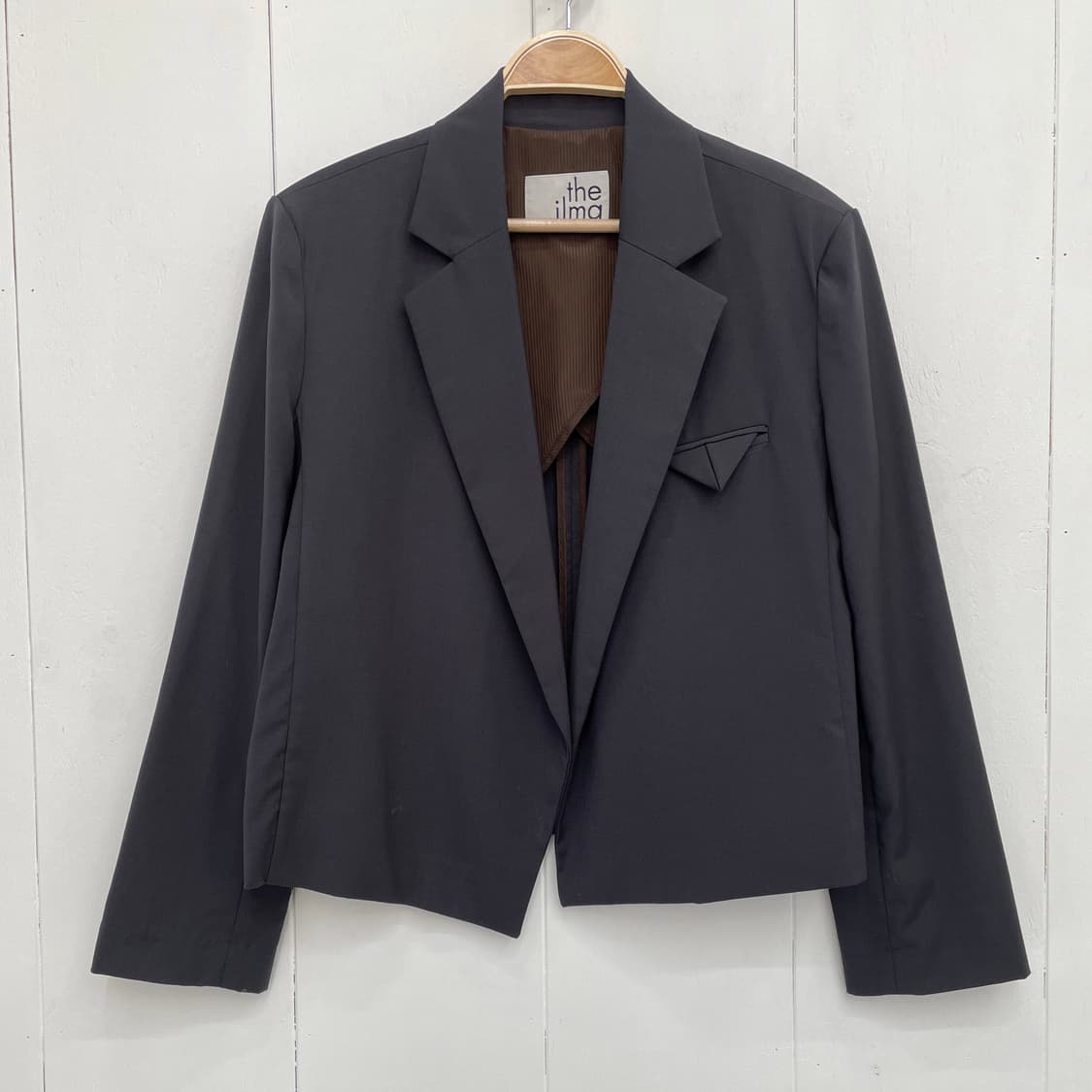 더일마(the ilma) 울 혼방 크롭 블레이저 숏 자켓 상품이미지7