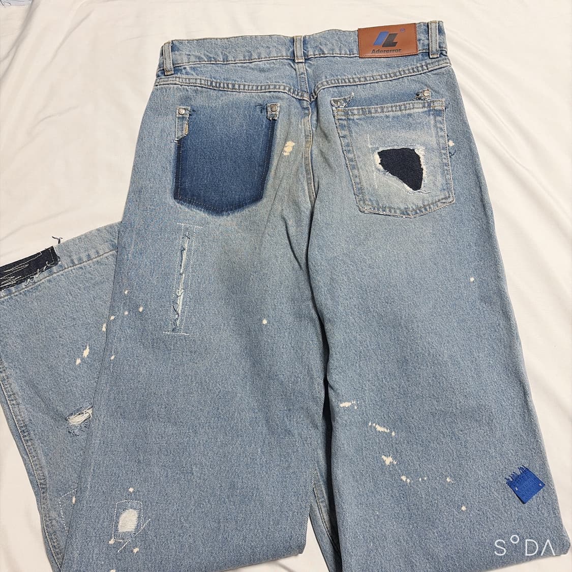 자라 아더에러 패치워크 진 청바지 36 상품이미지2