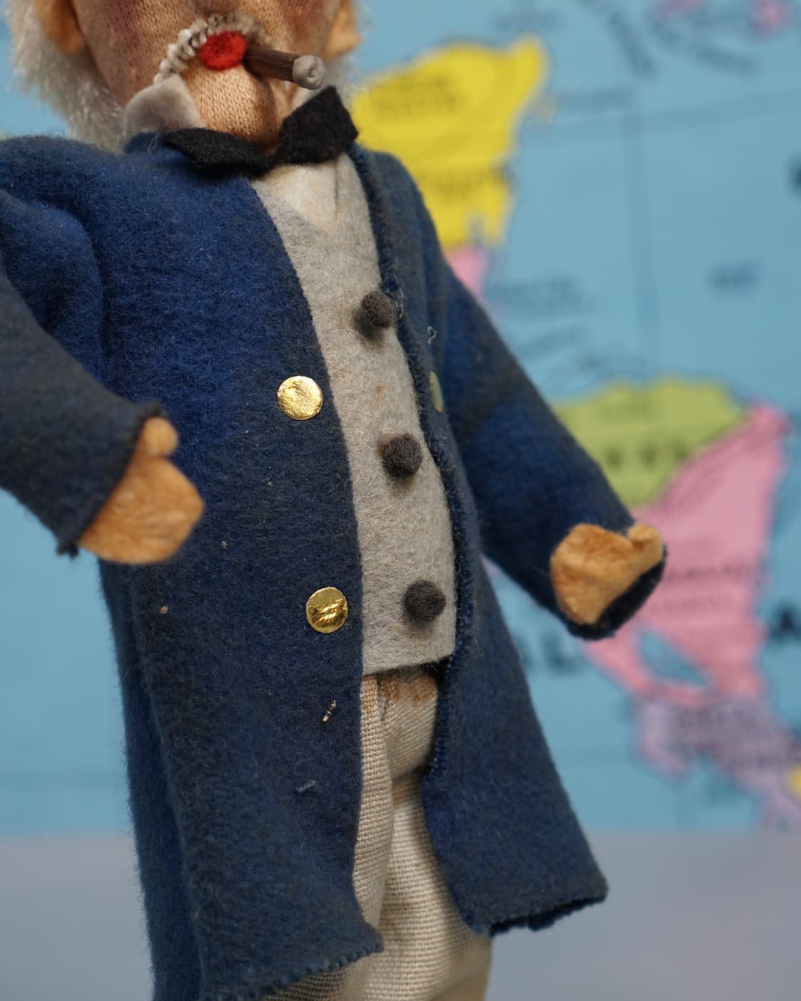 빈티지 소품 1950년 독일 핸드메이드 인형 상품이미지4