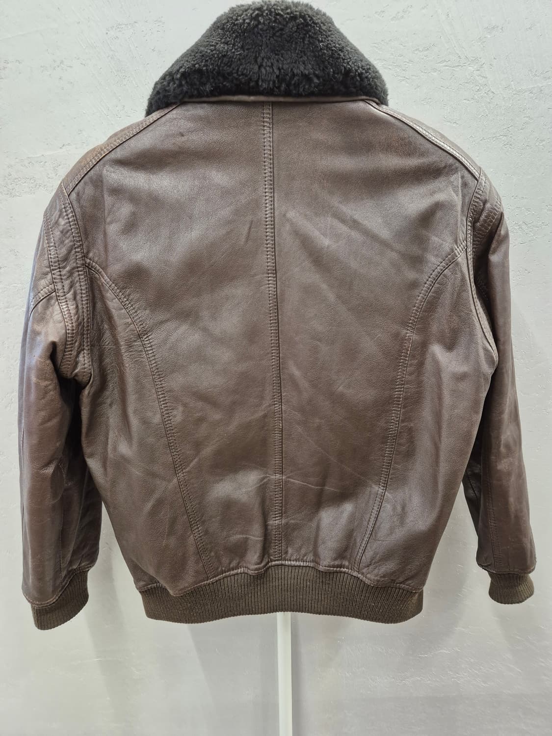 런던포그 양가죽 퍼카라 자켓 L 상품이미지3