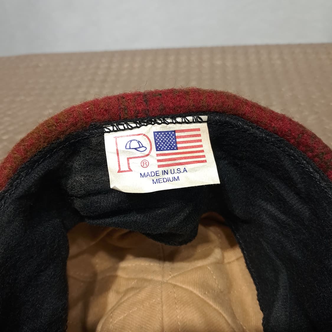 USA Made 90s 울 블렌드 투톤 볼캡 P1973 상품이미지7