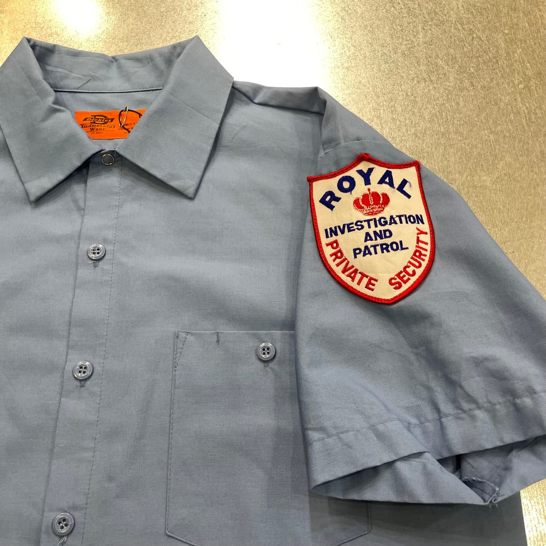 (L) Dickies 디키즈 반팔 워크 셔츠 패치 상품이미지9