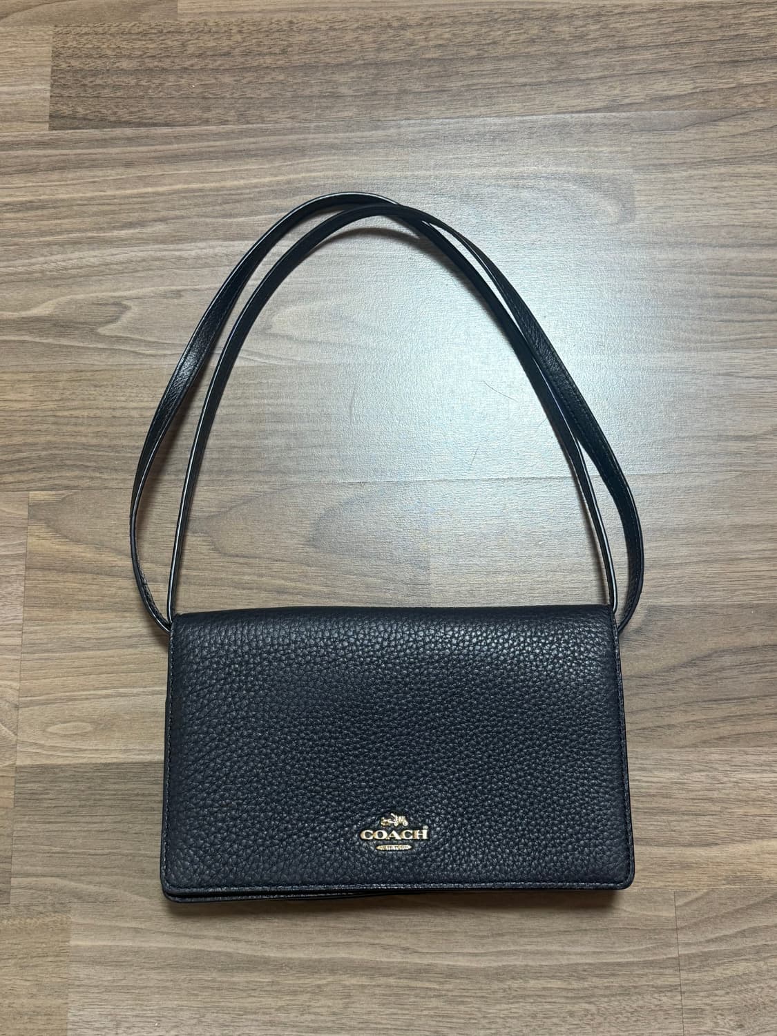 코치(coach) 블랙 미니 크로스백 숄더백 지갑 상품이미지2