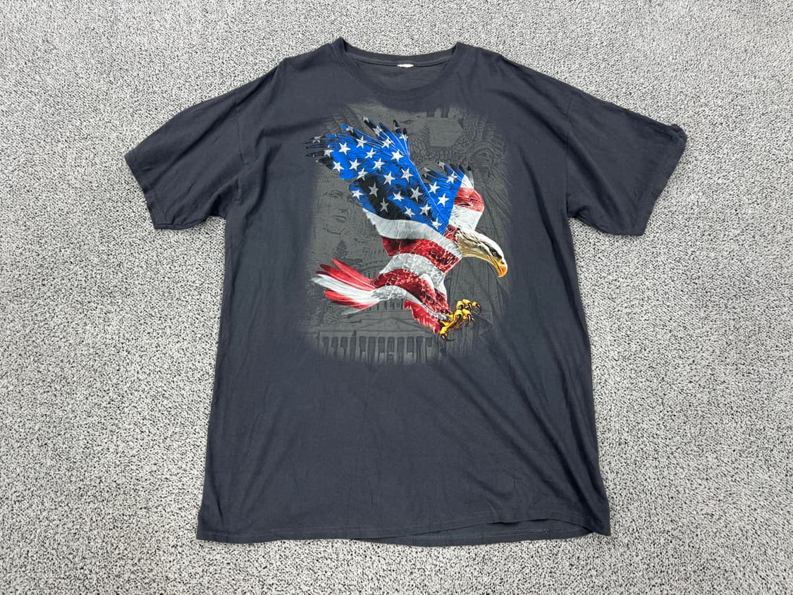 빈티지 독수리 프린팅 반팔티 상품이미지1