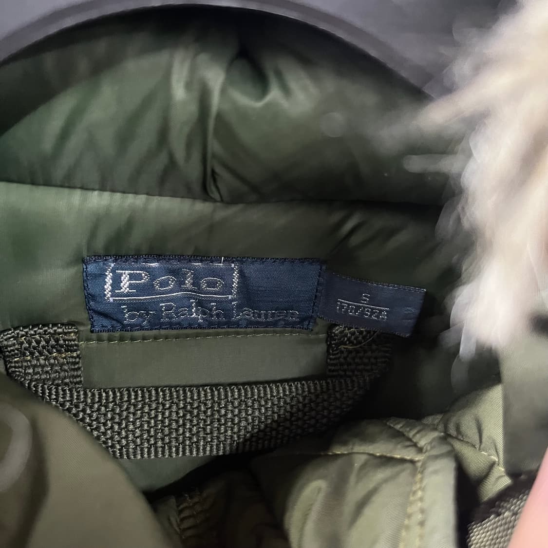 폴로랄프로렌 IECS 캐나다군 패딩점퍼 S 상품이미지5