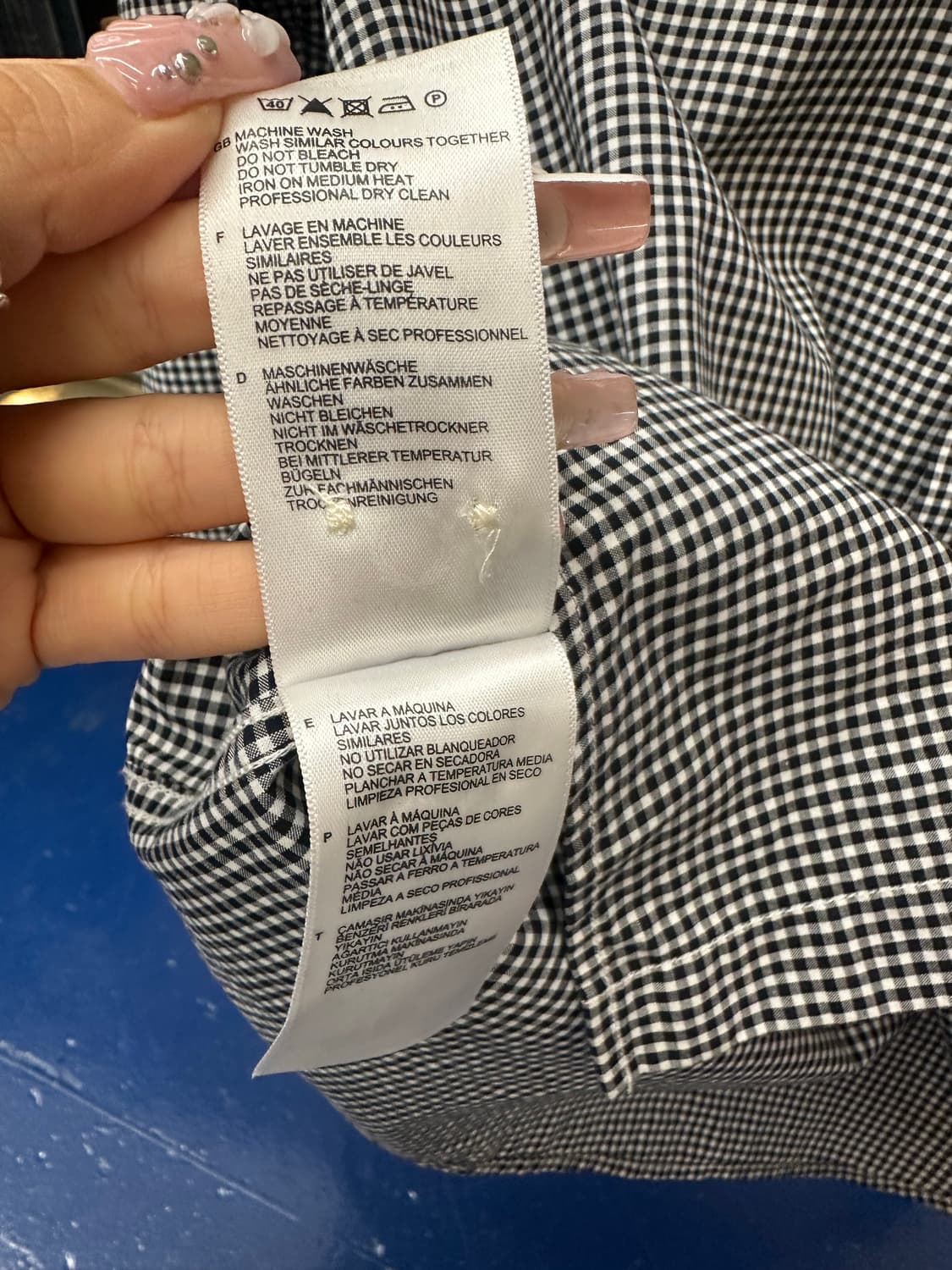 Fred perry 프레드페리 체크셔츠 상품이미지7